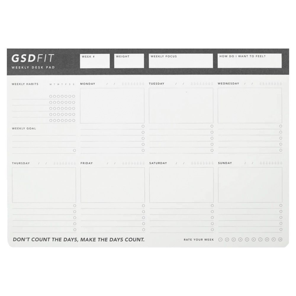 GSD Fit A4 Bureaulegger weekplanner