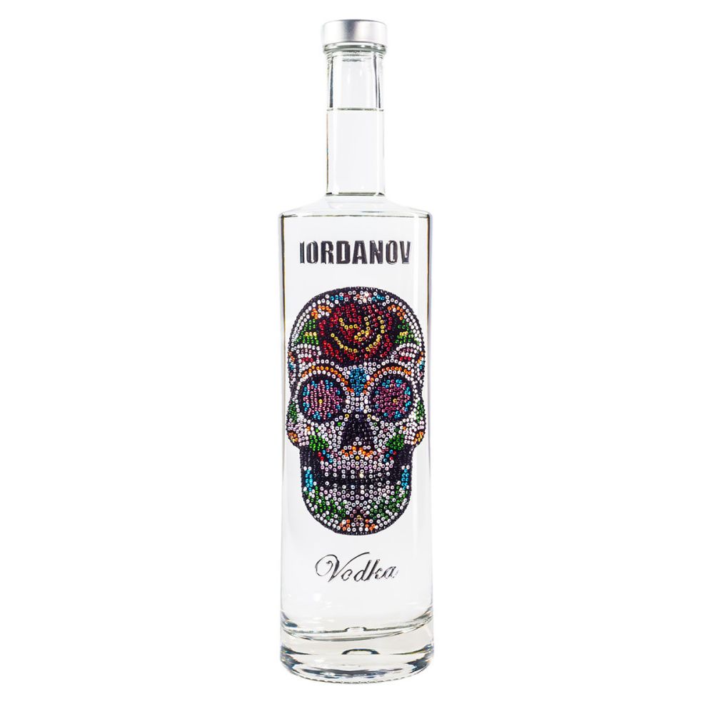 Vodka Iordanov - Edizione speciale Teschio fiorito