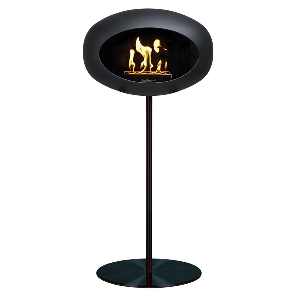 Le Feu Bio Fireplace Ground Steel High - Black
