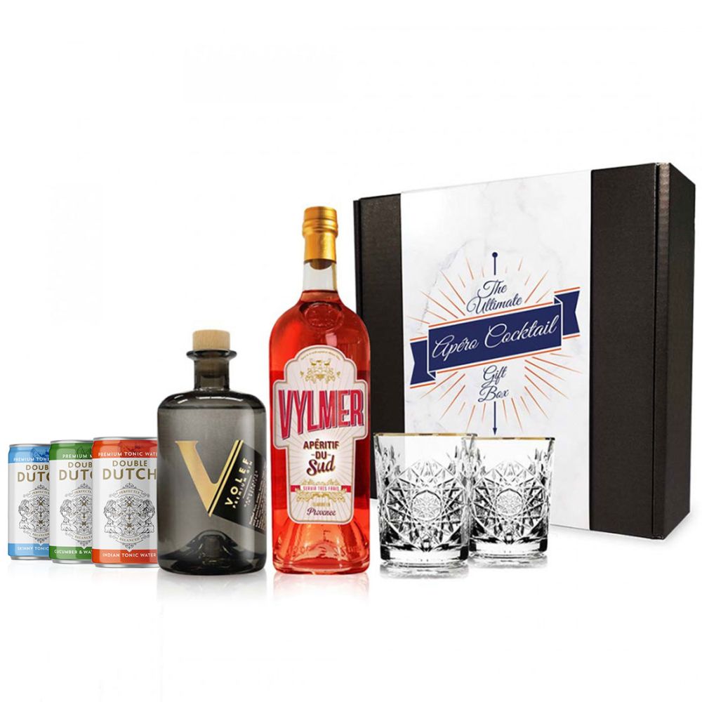The Ultimate Cocktail Apéro Box with Double Dutch mixers