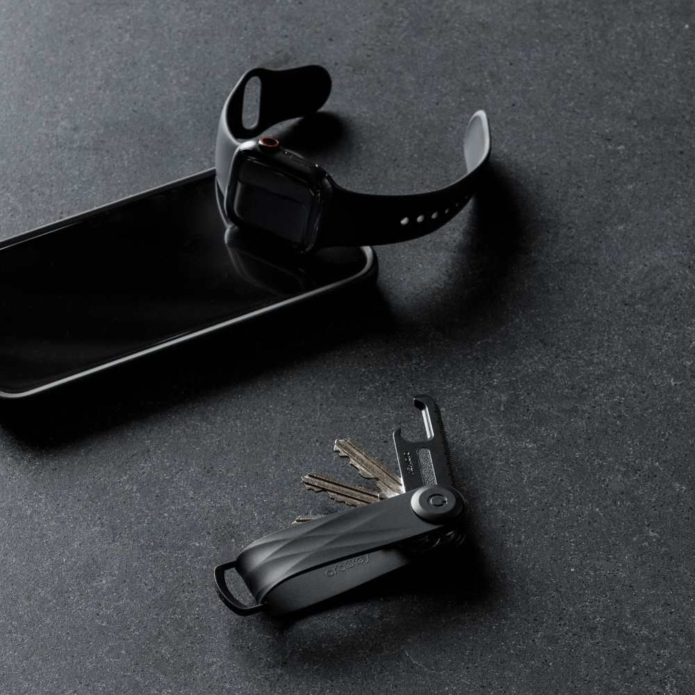 Portachiavi In Pelle Ibrida + Multi-Tool V2 - Set Regalo Elegante E Utile | Perfetto Per Chi Ama Praticità E Stile