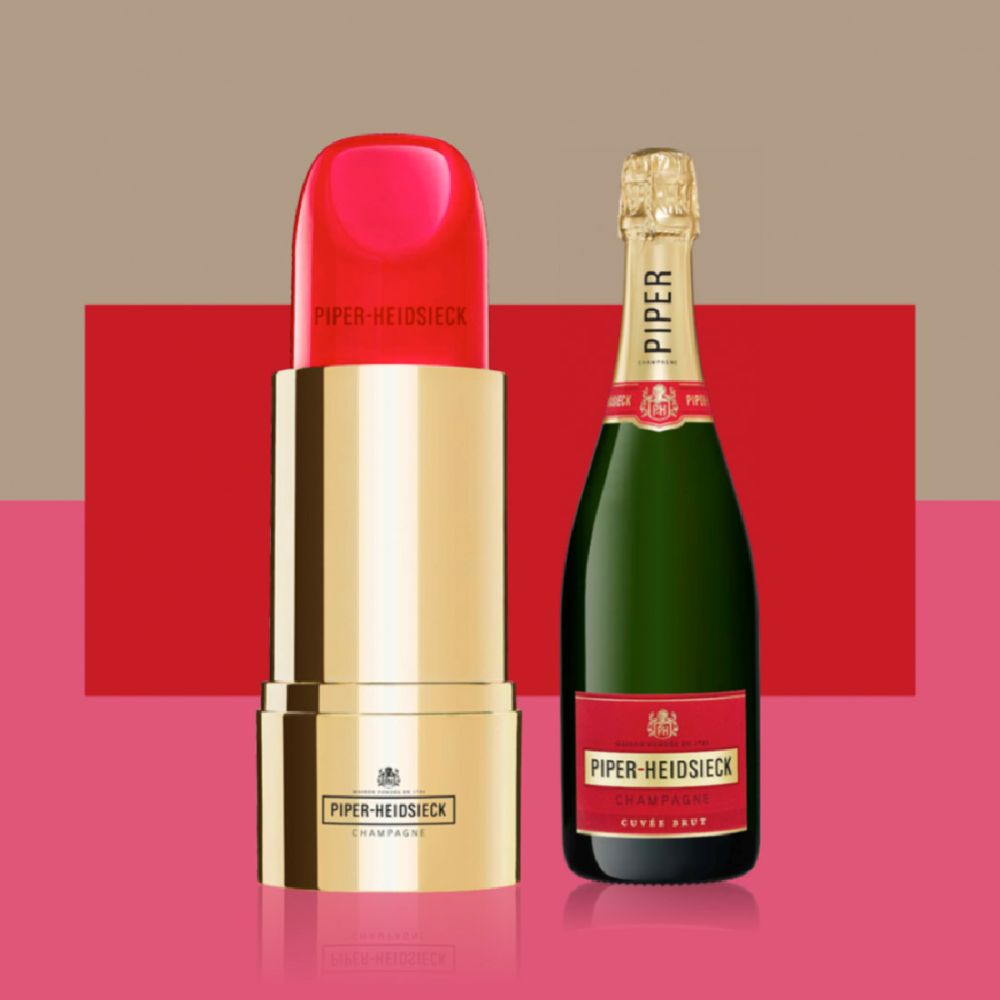 Piper Code Rouge Rouge à lèvres Piper-Heidsieck Brut champagne - édition limitée