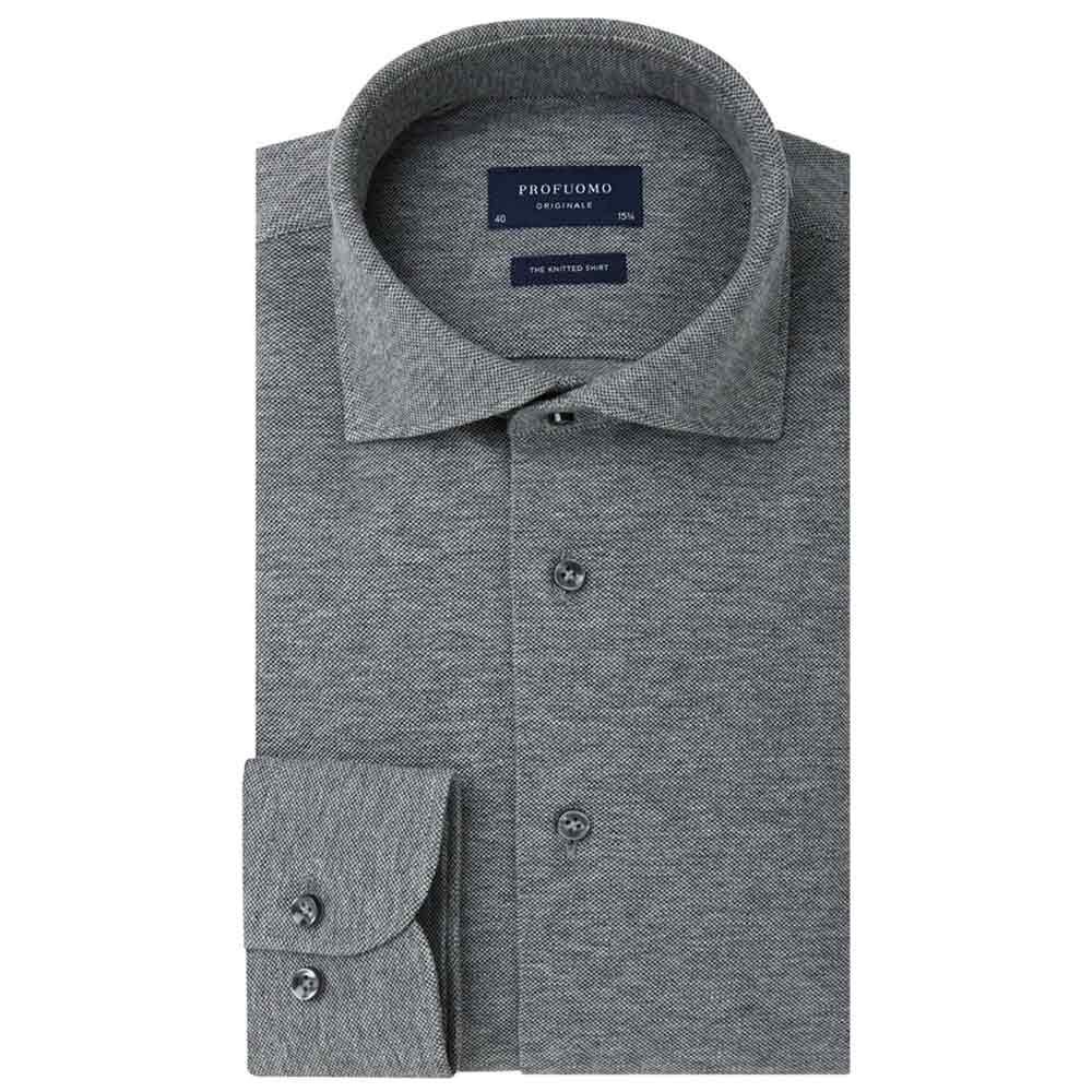 Profuomo Knitted Shirt - Anthracite
