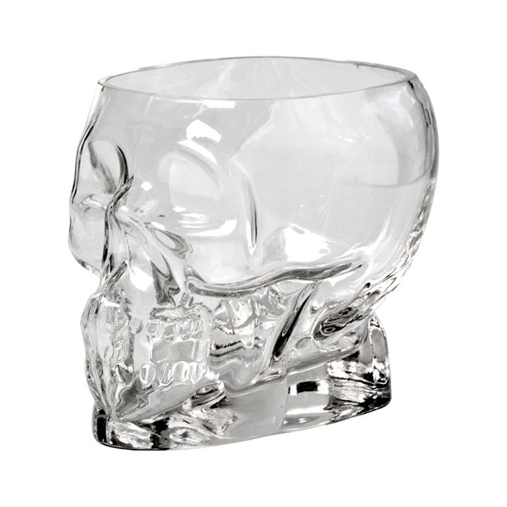 Tiki Skull Glass