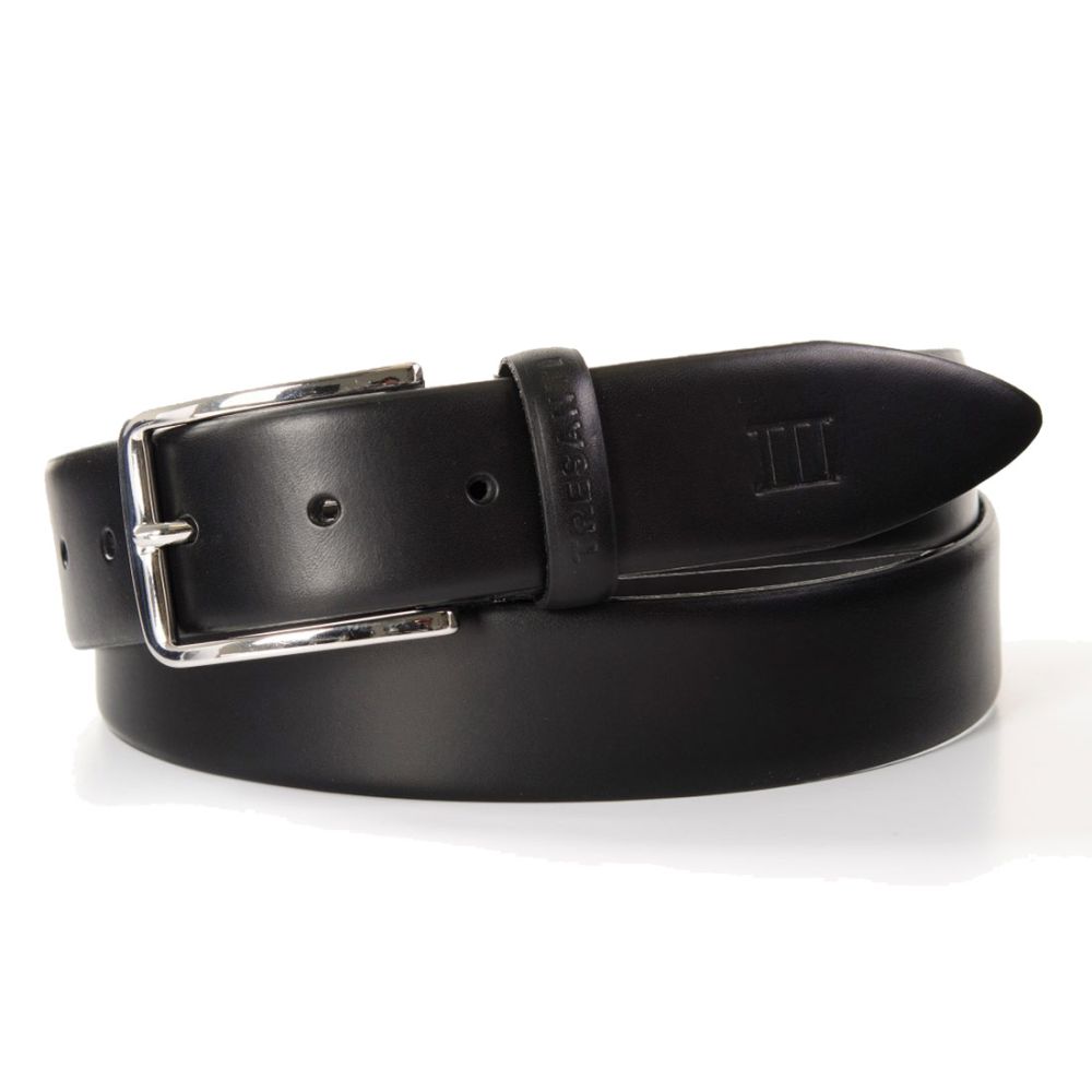 Tresanti black leather belt