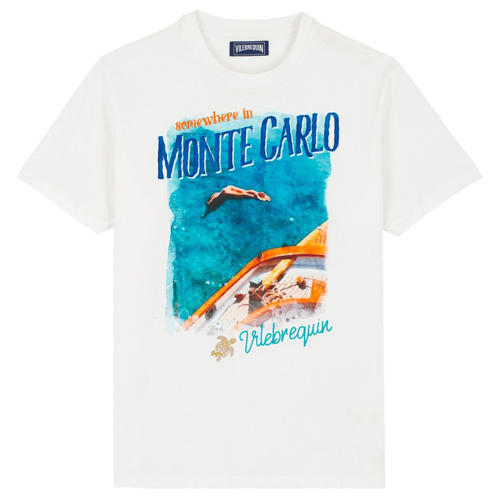 Vilebrequin T-shirt Monte Carlo - Cremefarbene