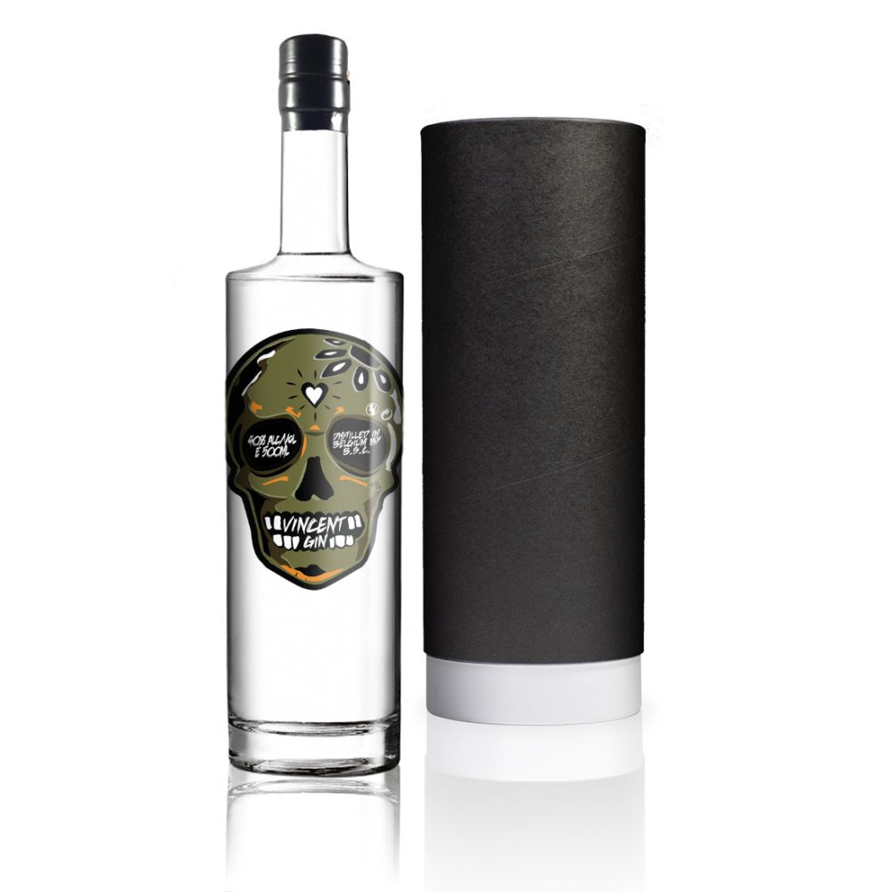 Personalised Gin – Skull Khaki