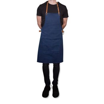 Dutchdeluxes Canvas BBQ apron - dark blue