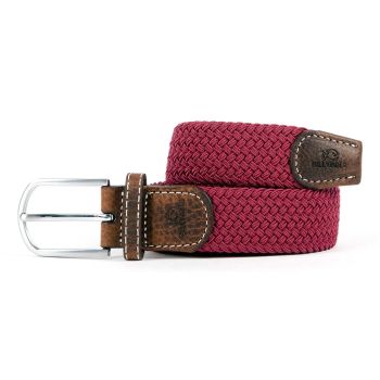 Billybelt braided belt - burgundy