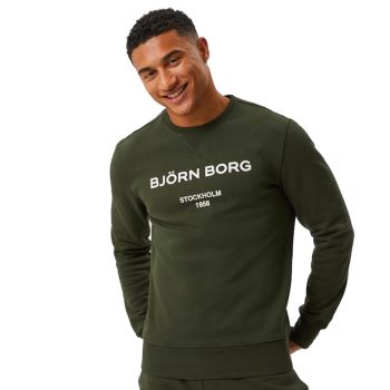 Björn Borg Borg Crew Sweatshirt - Donkergroen