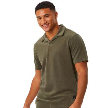 Björn Borg Borg Toweling Polo - Olive Green
