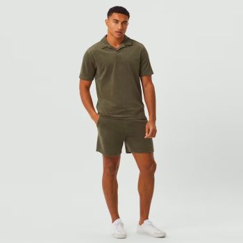 Björn Borg Borg Toweling Polo - Olive Green