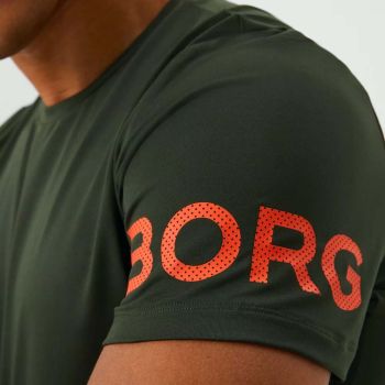 Björn Borg Borg T-shirt - Dunkelgrün
