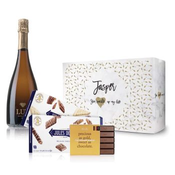 Bubbels & Chocolade Gift box -  Love Edition