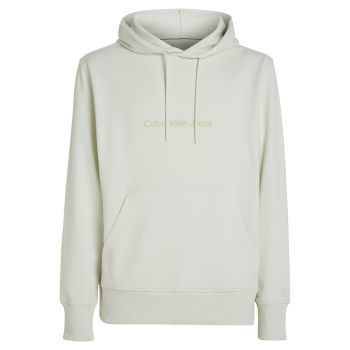 Calvin Klein Hoodie With Logo On The Back - Icicle