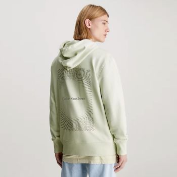 Calvin Klein Hoodie With Logo On The Back - Icicle