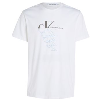 Calvin Klein Monogram Logo T-Shirt - Blanc