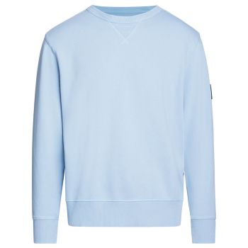 Calvin Klein Logo Badge Sweatshirt - Light Blue