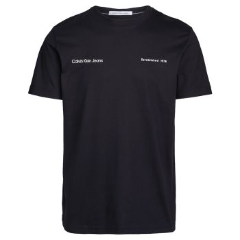 Calvin Klein T-shirt mit Logo - Schwarz