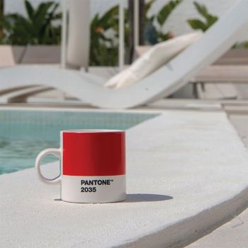 Pantone Espresso mug - red