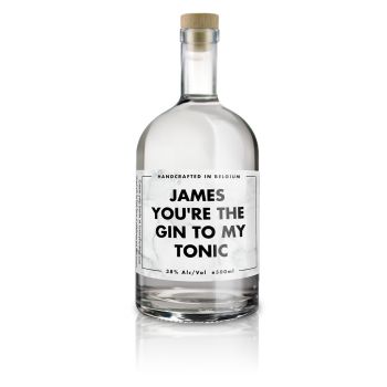Personalised Gin - White Marble