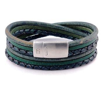 Bracelet Steel & Barnett Bonacci - vert foncé