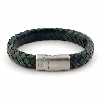 Steel & Barnett Cornall bracelet - donkergroen