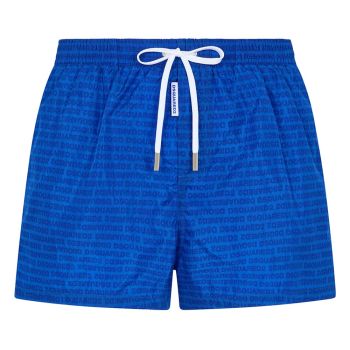 Dsquared2 Swim Shorts Logo Print - Blue