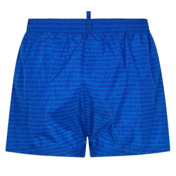 Dsquared2 Swim Shorts Logo Print - Blue