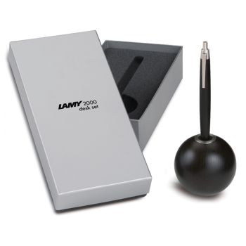 Lamy 2000 Blackwood pen and holder desk set