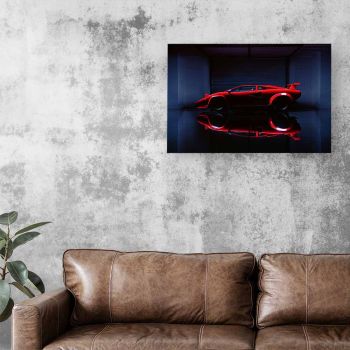 Lamborghini Countach Art Mural - Exhibit Collection