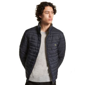 Michael Kors Reversible Quilted Puffer Jacket - Navy/Olive