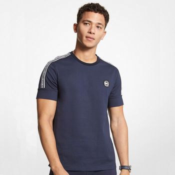 Michael Kors T-Shirt Logo - Marineblau