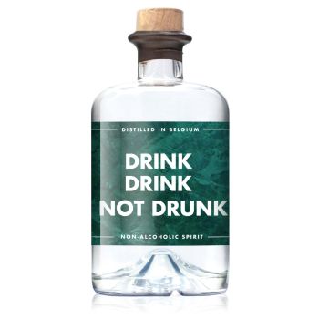 personailsed non-alcoholic gin - Green marble - Message