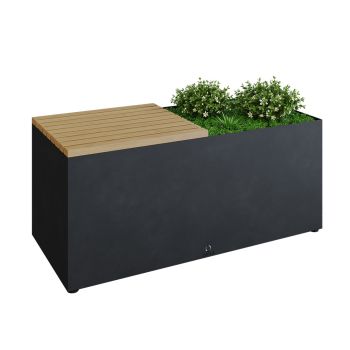 OFYR Herb Garden Bench - Zwart