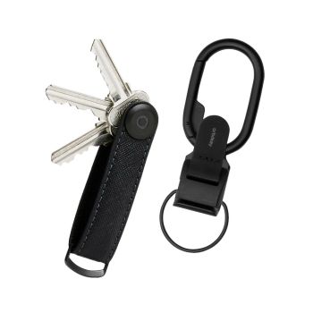 Orbitkey Key Organiser And Clip Bundle Gift Set - Black