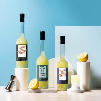 Personalised Limoncello Tonica Cocktail Set