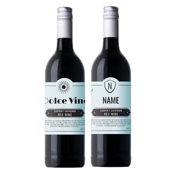 Personalised Red Wine Duo