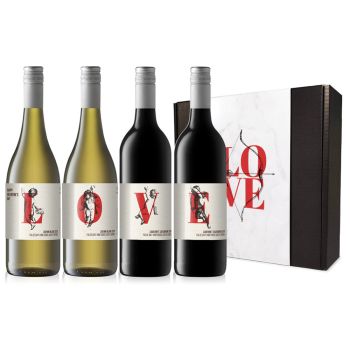 Personalisierter Wein - Quartett Love