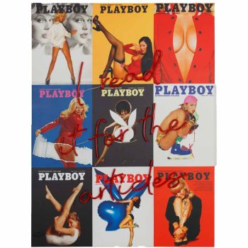 Locomocean x Playboy Cover Collage Wandkunst