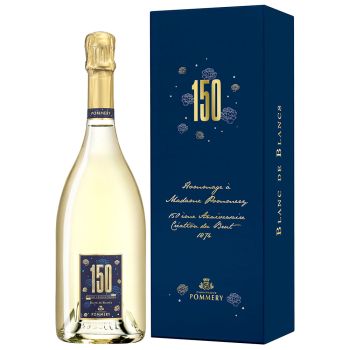 Pommery 150 Ans Blanc De Blancs Champagne Coffret Cadeau