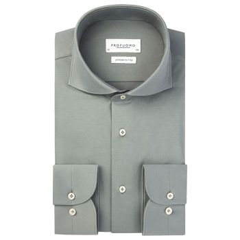 Profuomo Japanese Knitted Shirt - Green