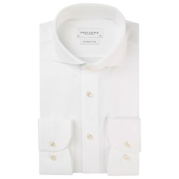 Profuomo Japanese Knitted Shirt - White