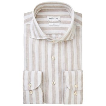 Profuomo Linen Shirt - Beige