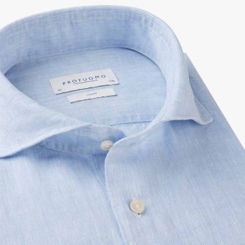 Profuomo Linen Shirt - Blue