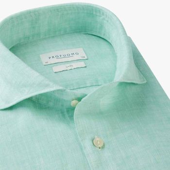 Profuomo Linen Shirt - Green