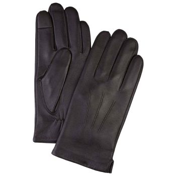 Profuomo Leather Gloves - Brown