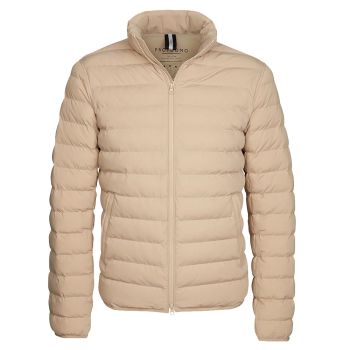 Profuomo Recycled Bomber Jacket - Beige