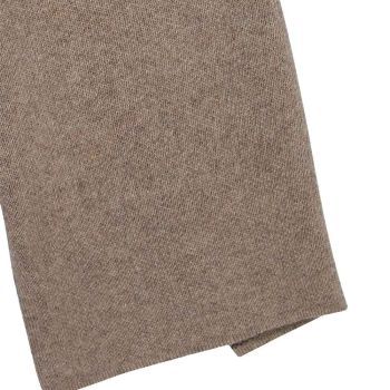 Profuomo Wool-Cashmere Knitted Scarf - Beige