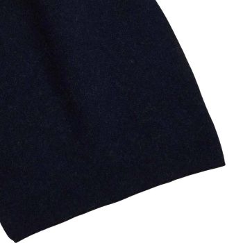 Profuomo Wool-Cashmere Knitted Scarf - Navy